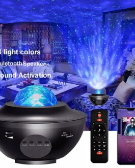 Colorful Starry Sky Galaxy Projector Nightlight Child Bluetooth USB Music Player Star