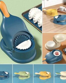 2-in-1 Dumpling Wrapper Tool Food Grade Manual Dumpling Wrapper Mold Labor-Saving Baking Pastry Home Kitchen Gadget (Random Color)Without box