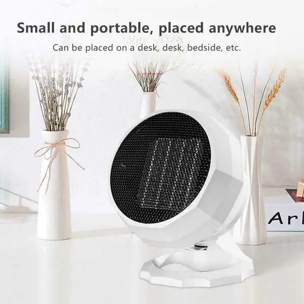 Miniature heater model WG-089.. Flexible 1800W Portable Electric Heater Fan - Image 5