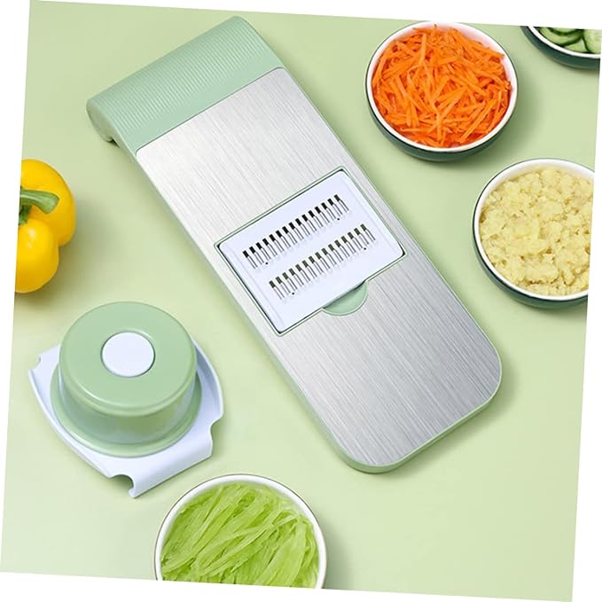 4 in 1 Stainless Steel Shredding Machine Kitchen Vegetable Cutter Vegetable Grater Carrot Shredder Mincer Tool Potato Peeling Gadgets Vegetable Shredder Grater Food - Image 6