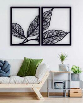 Leaf Wall Decoration | Office Wall Art | Exclusively Finish | Fashionable Design | Beautiful Artwork |Ready to Hang