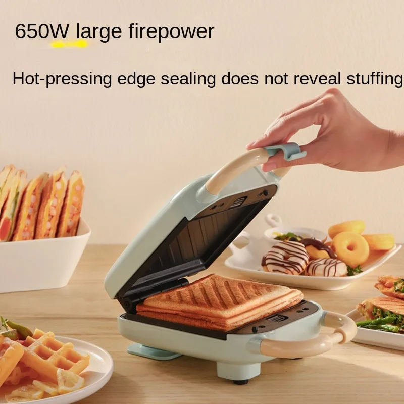 3 in 1 Electric Sandwich Toast, Waffle, Pancake, Donut, Egg , Waffle, Fish, Cake Grill Coating Making Machine for Breakfast Horno elթctrico (Random color) - Image 7