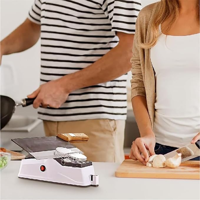 Knife Sharpener Electric | USB Electric Knife Scissor Sharpening Tool For Kitchen | Multifunctional Electric Rechargable Knife Sharpener Professional - Image 9