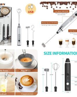 Rechargeable coffee beater