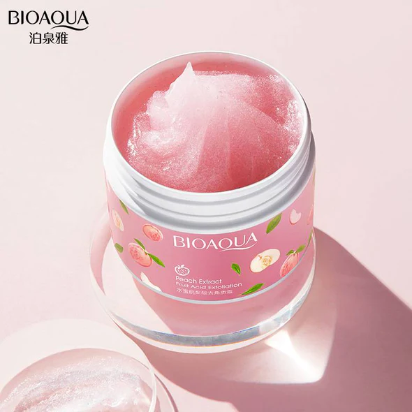 Bioaqua Rice Gel and Peach Gel Extract Acid Exfoliating Face Gel Cream - Image 4