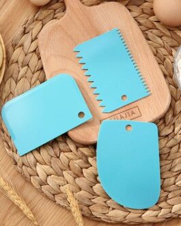 3Pcs Cake Scraper Edge Decorating Cooking Cutters Set