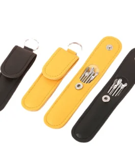 Ear Pick 6 pcs with Storage Bag Dig Ear Wax Remover Cleaner Care Portable Travel Kit