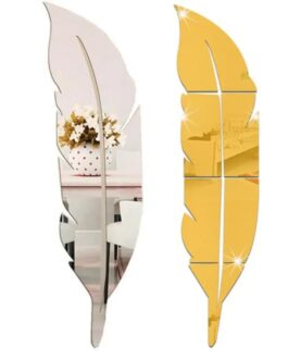 Acrylic Leaf Mirror Wall Sticker