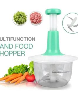 Manual Hand Push Chopper/Multifunctional Hand Pat Chopper and Mixer/Press Cutter Vegetable Meat Grinder 1.5 liter