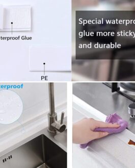 Bathroom Shower Sink Bath Sealing Corner Strip Tape – White PVC Self adhesive