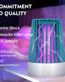 Electric Shock UV Mosquito Killer Lamp – USB Bugs Zapper Light, Non Toxic and No Radiation Lamp