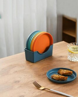 Pack Of 8 Round Plate Set