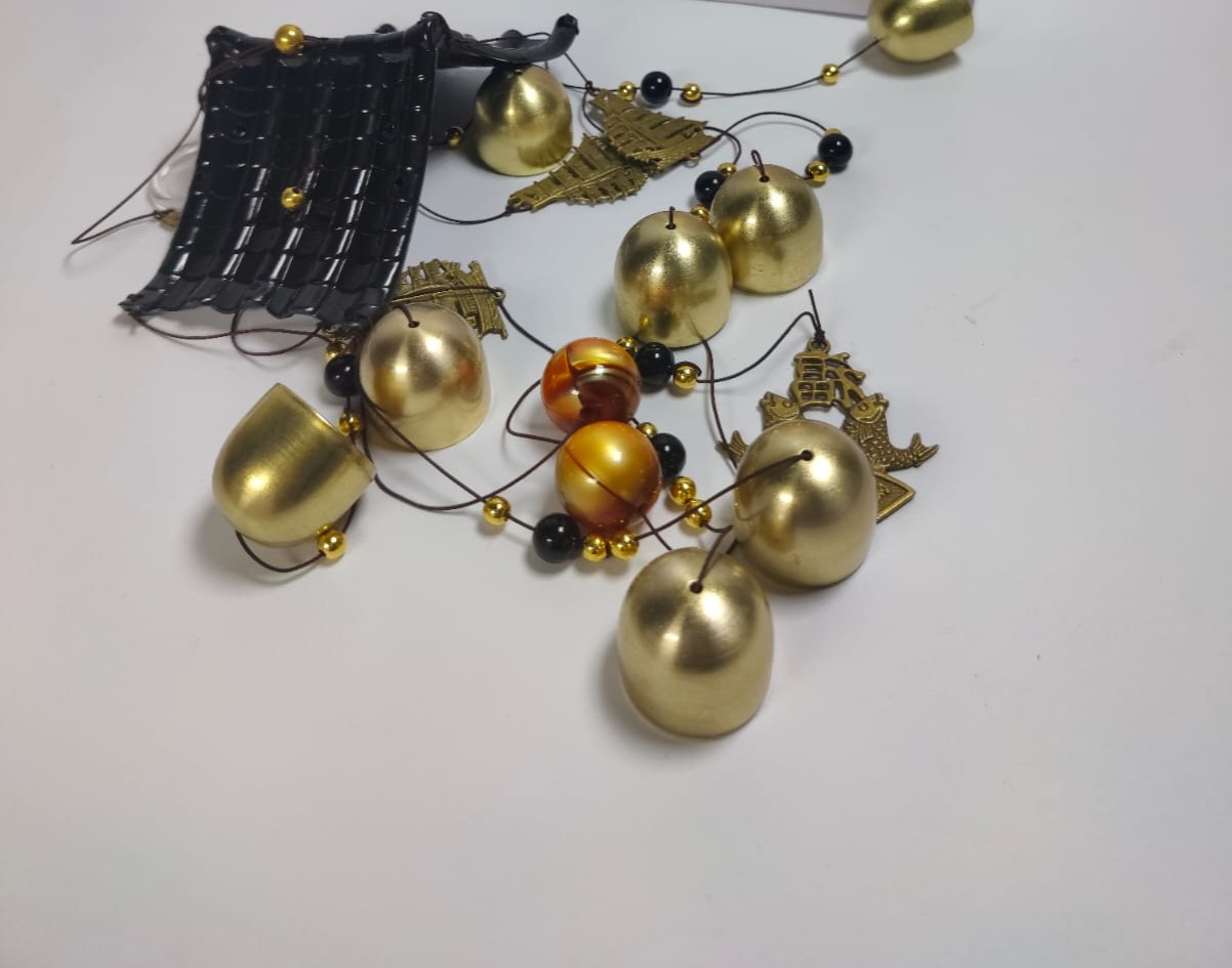 Wind Twin Metal Aluminum Wind Chimes Door Bells - Image 3