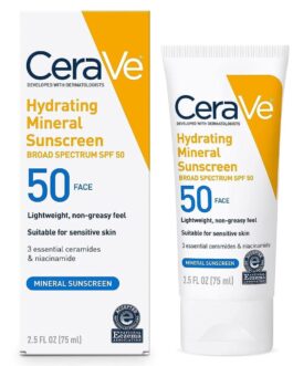 CeraVe Hydrating Mineral Sunscreen SPF 50