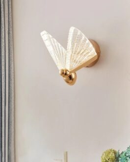 Led Acrylic Butterfly Wall Light Bedside Sconce Lamp Lighting Nightlight Gold | Home & Garden | Lamps, Lighting