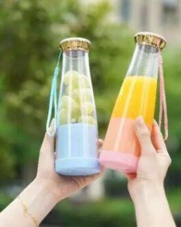 Portable & Rechargeable Battery Mini Juice Blender | Electric Juicer, Anti Drip Blender, Mini Shake Smoothie Blender, Portable Rechargeable Juicer (Random color)